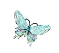 Elegant Butterfly Brooch Rhinestones Crystals Enameled Pin For Trendy Women Wedding Party Dress Jewelry Gifts Accessory Alloy Butterfly Clothes Pin