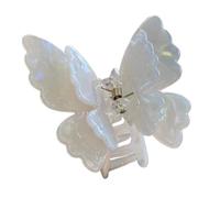 Elegant Butterfly Hair Clip Female Colorful Jaw Clip Girl Daily Wear Hair Claw Elegant Wedding Hair Styling Accessories