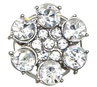 Elegant Button Covers - Rhinestone Embellished Accessories, Fancy Button Clips | Removable Design No Sewing, Ideal for Women's Blouses, Girls Tops, Party Wear, Formal He