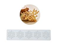 Elegant Cake Lace Pad Christmas Themed Baking Accessory Silicone Lace Mats Texture for Cake Embellishments Baking Molds