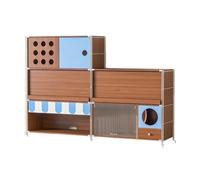 Elegant Cat Villa Spacious Indoor House Cage with Panoramic Views Treat Cats to a Luxurious Living Space in Style living rooms