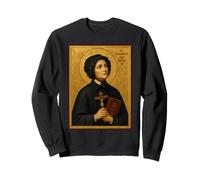 Elegant Catholic Icon of Saint Elizabeth Ann Seton Sweatshirt