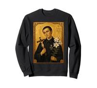 Elegant Catholic Icon of Saint Gerard Majella Sweatshirt