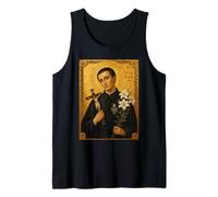 Elegant Catholic Icon of Saint Gerard Majella Tank Top