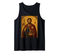Elegant Catholic Icon of Saint James the Greater Tank Top