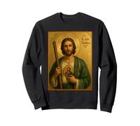 Elegant Catholic Icon of Saint Jude Thaddeus Sweatshirt