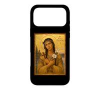 Elegant Catholic Icon of Saint Kateri Tekakwitha Case for iPhone 17 Pro Max