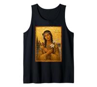 Elegant Catholic Icon of Saint Kateri Tekakwitha Tank Top