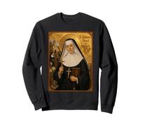 Elegant Catholic Icon of Saint Katharine Drexel Sweatshirt
