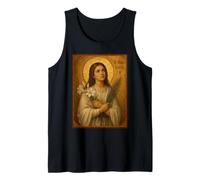 Elegant Catholic Icon of Saint Maria Goretti Tank Top