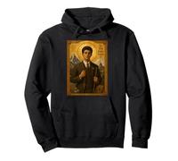 Elegant Catholic Icon of Saint Pier Giorgio Frassati Pullover Hoodie
