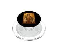 Elegant Catholic Icon of Saint Stephen PopSockets PopGrip for MagSafe