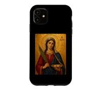 Elegant Catholic Icon of St. Agatha Case for iPhone 11