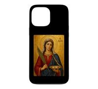 Elegant Catholic Icon of St. Agatha Case for iPhone 13 Pro Max