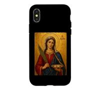 Elegant Catholic Icon of St. Agatha Case for iPhone X/XS