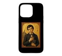 Elegant Catholic Icon of St. Dominic Savio Case for iPhone 15 Pro Max