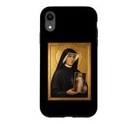Elegant Catholic Icon of St Faustina Case for iPhone XR