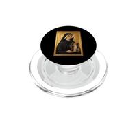 Elegant Catholic Icon of St Faustina PopSockets PopGrip for MagSafe