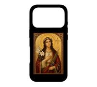 Elegant Catholic Icon of St. Philomena Case for iPhone 17 Pro