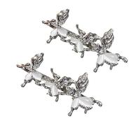 Elegant Cats Eye Stone Butterfly Hair Clip Side Bangs Hair Barrette Hair Decors For Women Girl Everyday Wear 1Pair
