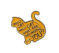 Elegant Cats Theme Enameled Pin Rustproof Alloy Craftsmanship For Daily Wear Outfits Handmade Cats Pin