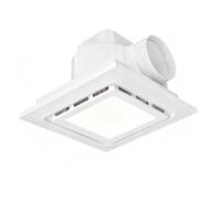 Elegant Ceiling Mounted Ventilation Fan and Light Combination 3 Color Choices 1000LM Brightness Ideal for Compact Bathrooms PP Substance Exhaust Fan