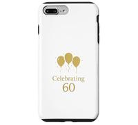 Elegant Celebrating Sixty Balloon Design Case for iPhone 7 Plus/8 Plus
