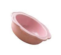 Elegant Ceramic Cats Food Bowl Safe Nonslip Feeding Dish for Pet Easy to Clean Feeder Home Decoration Ceramic Cats Bowl