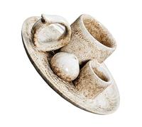 Elegant Ceramic Incenses Burners Holders with Handle Incenses Burning Tray For Meditations Practical Home Decoration