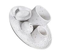 Elegant Ceramic Incenses Burners Holders with Handle Incenses Burning Tray For Meditations Practical Home Decoration