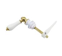 Elegant Ceramics Toilet Cistern Levers Victorians Styles Aesthetic Zines Alloy Finish Accessory for Modern Bathrooms Ceramics Cistern Levers