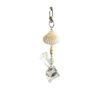 Elegant Charm Lovely Tropical Fish Shell Gift Suitable Pendant or Mobile Accessory for Daily Use