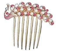 Elegant Chinese Style Hair Jewelry Comb for Bridal Weddings - Rhinestone Hair Side Clips for Women