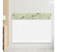 Elegant Chinese Style Radiator Cover for Home - Velvet Heating System Protector, Dust Proof Half Wrapper for Radiators, for Easy to Install & Machine was(140CM)