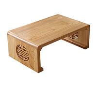 Elegant Chinese Wooden Coffee Table, Traditional Tea Table for Living Room & Balcony, Stylish Functional Furniture for Tea Rooms & Modern Decor