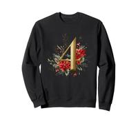Elegant Christmas Number 4 Design Sweatshirt