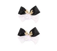 Elegant Christmas Reindeer Hair Clips With Comfortable Hair Ornament Pompoms Adds A Festive Touch To Any Hairstyle
