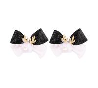 Elegant Christmas Reindeer Hair Clips With Comfortable Hair Ornament Pompoms Adds A Festive Touch To Any Hairstyle