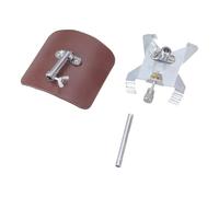 Elegant Clamp Guitar With Nonslip Base Metal Construction Accessories Perfect For Musicians Present Elegant Coffee Brown Rest