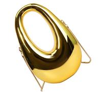 Elegant Clear Acrylic Crossbody Bag Satchel Evening Purse Single Shoulder Bags Versatility for Fashion Enthusiasts, Gold, Bohemian