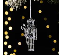 Elegant Clear Angel Ornament Shatterproof Holiday Decor(soldiers of war) | for versatile hanging option, fits Christmas trees, wreaths, table centerpieces, enhances party ambiance