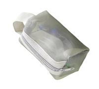 Elegant Clear Nylon Meshes Coin Purse Small Zippered Bag for Keys and Earphones with Large Capacity Organizers Pouches