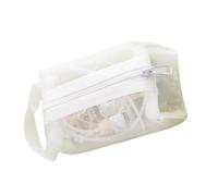 Elegant Clear Nylon Meshes Coin Purse Small Zippered Bag for Keys and Earphones with Large Capacity Organizers Pouches Clear Mesh Bag
