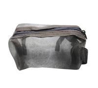 Elegant Clear Nylon Meshes Coin Purse Small Zippered Bag for Keys and Earphones with Large Capacity Organizers Pouches Clear Mesh Bag
