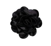 Elegant Cloth Flower Brooch Beautiful Fabric Pin Fashionable Lapel With Duckbill Clip Attachment Eye Catching Big Lapel