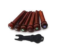 Elegant Cocobolo Wood Pins Guitar Bridge Pins Professional Guitar String Nails Wood Guitar Accessories Wood Texture
