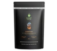 Elegant Coffee Lampung Arabica Coffee Beans 250g - Premium Indonesian Single-Origin Medium Roast Whole Bean Coffee with Rich Nutty and Dark Chocolate Notes - Freshly Sealed Bag for Maximum Flavor