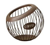 Elegant coffee storage basket opening to keep your utensils organized, space neat and stylish