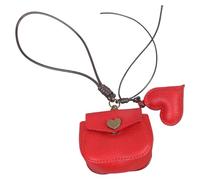 Elegant Coin Holder Keychain Stylish Coin Holder Leather Texture Perfect for a Unique Touch to Your Handbag Collection Small Change Wallet