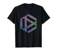 Elegant Colorful August Mobius Strip 2 Shapes Mania Value Graphic T-Shirt